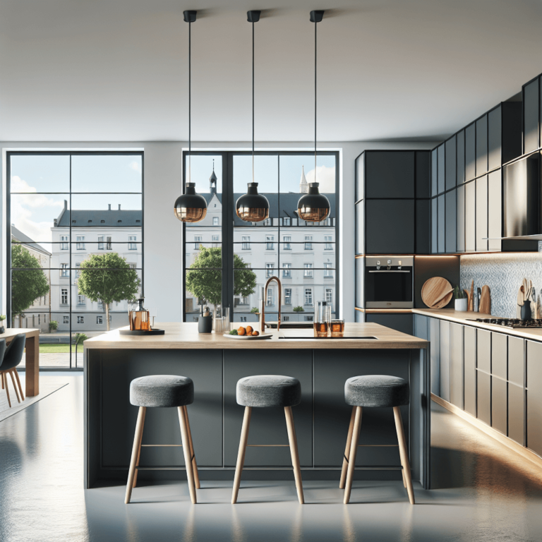 anthrazitfarbene Einbauküche-Augsburg-1