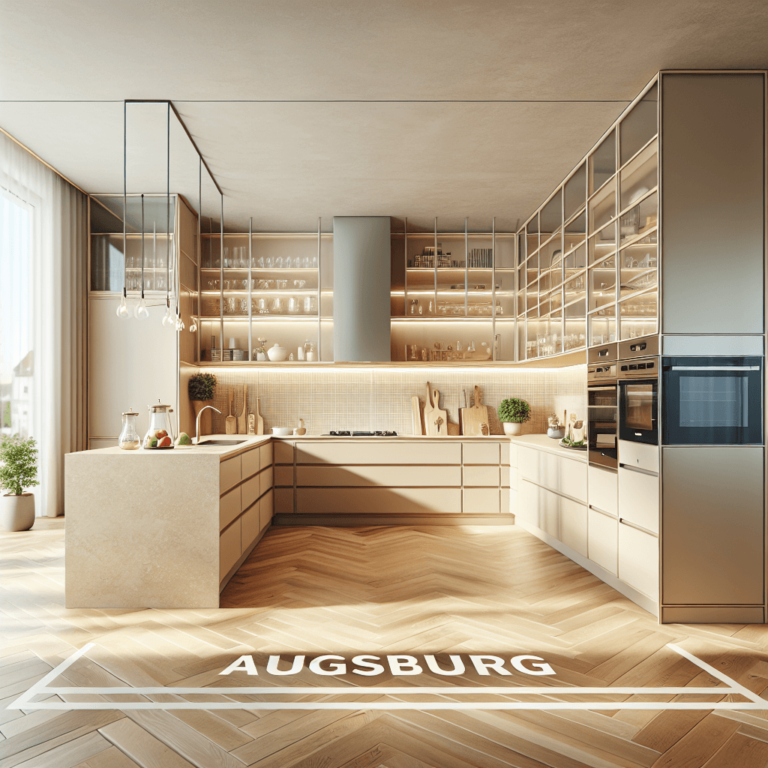 beige Amerikanische Küche-Augsburg-1