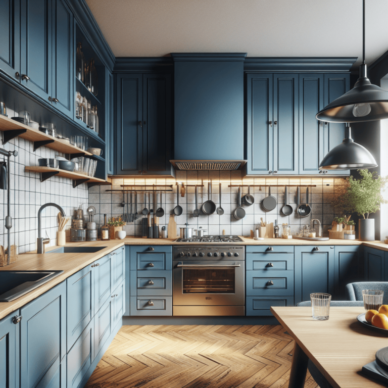 blaue Einbauküche-Augsburg-1