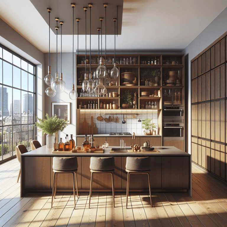 braune Design Küche-Augsburg-1