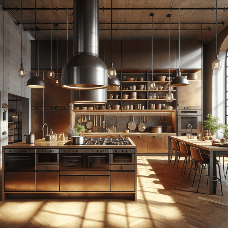 braune Industrial Style Küche-Augsburg-1