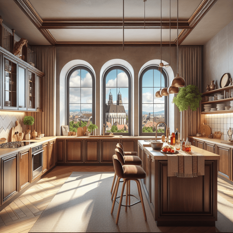 braune Komplett Küche-Augsburg-1