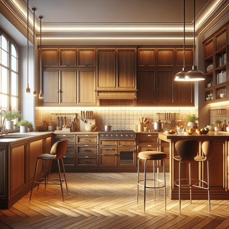 braune Küche im Art-Deco-Stil-Augsburg-1