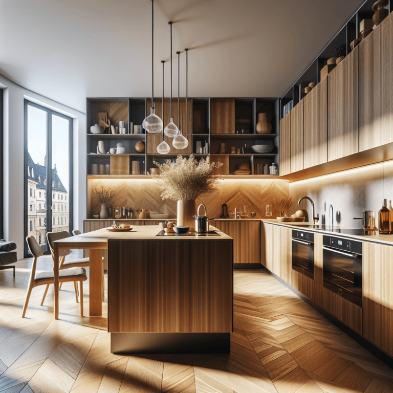 braune Minimalismus Küche-Augsburg