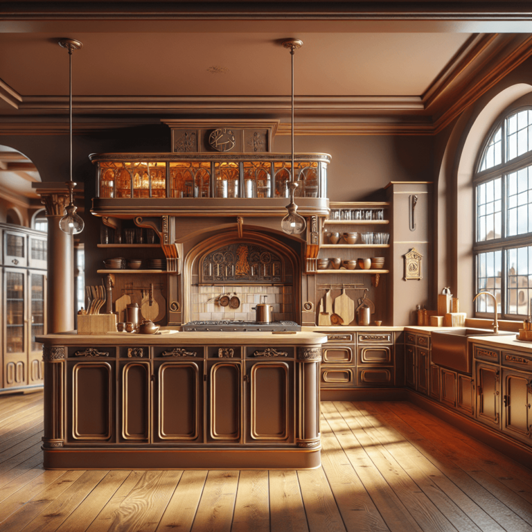 braune Retro Küche-Augsburg