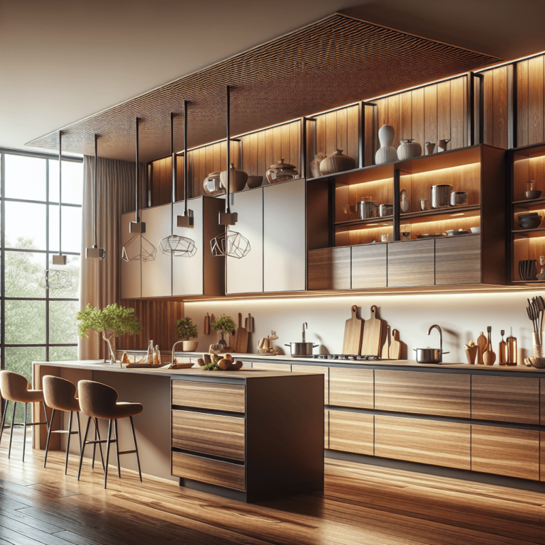 braune Schwebende Küche-Augsburg