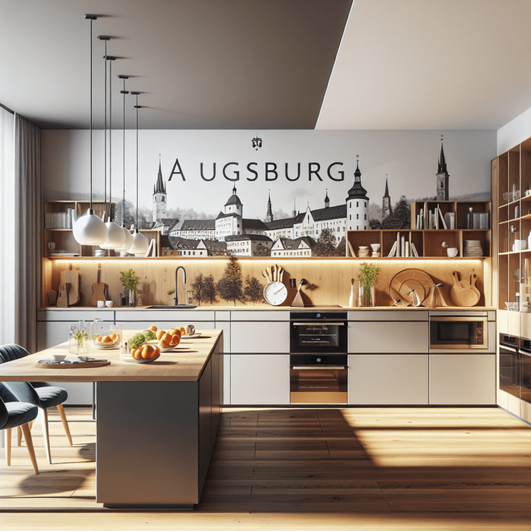 bunte Amerikanische Küche-Augsburg-1