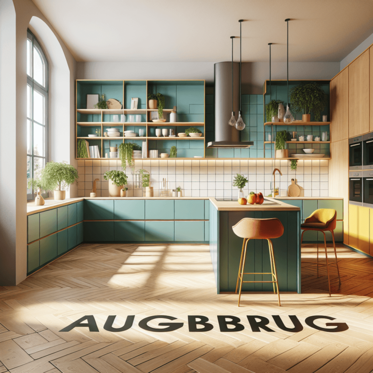 bunte Anrichte Küche-Augsburg-1