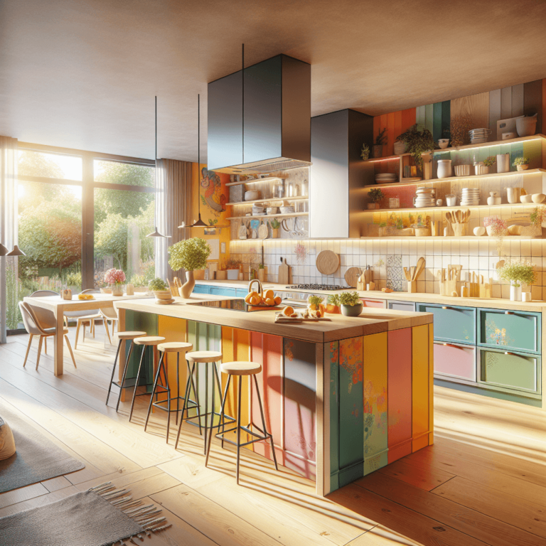 bunte Barrierefreie Küche-Augsburg-1