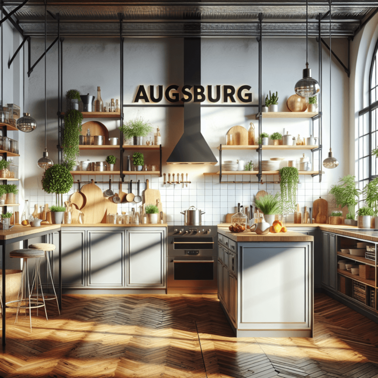 bunte Industrielle Küche-Augsburg-1