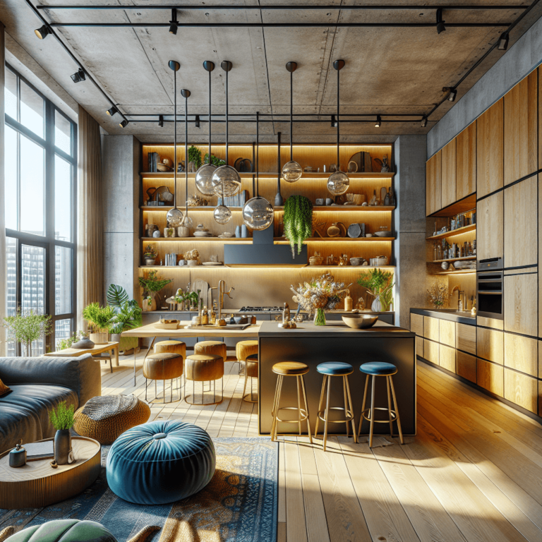 bunte Küche im Loftstil-Augsburg-1