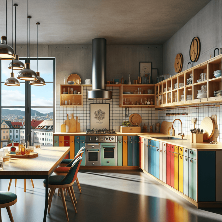 bunte Retro Küche-Augsburg