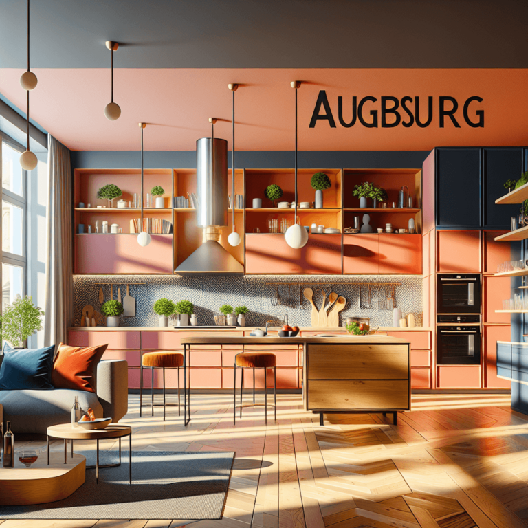 bunte Schwebende Küche-Augsburg