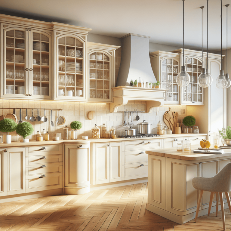 cremefarbene Amerikanische Küche-Augsburg-1