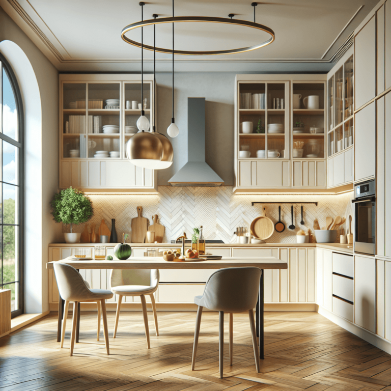 cremefarbene Barrierefreie Küche-Augsburg-1