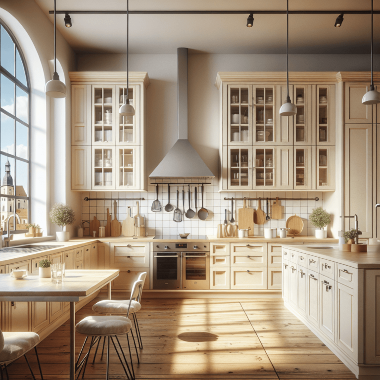 cremefarbene Industrial Style Küche-Augsburg-1