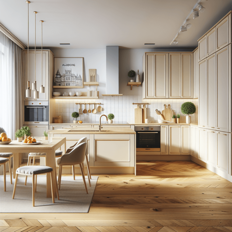 cremefarbene Komplett Küche-Augsburg-1