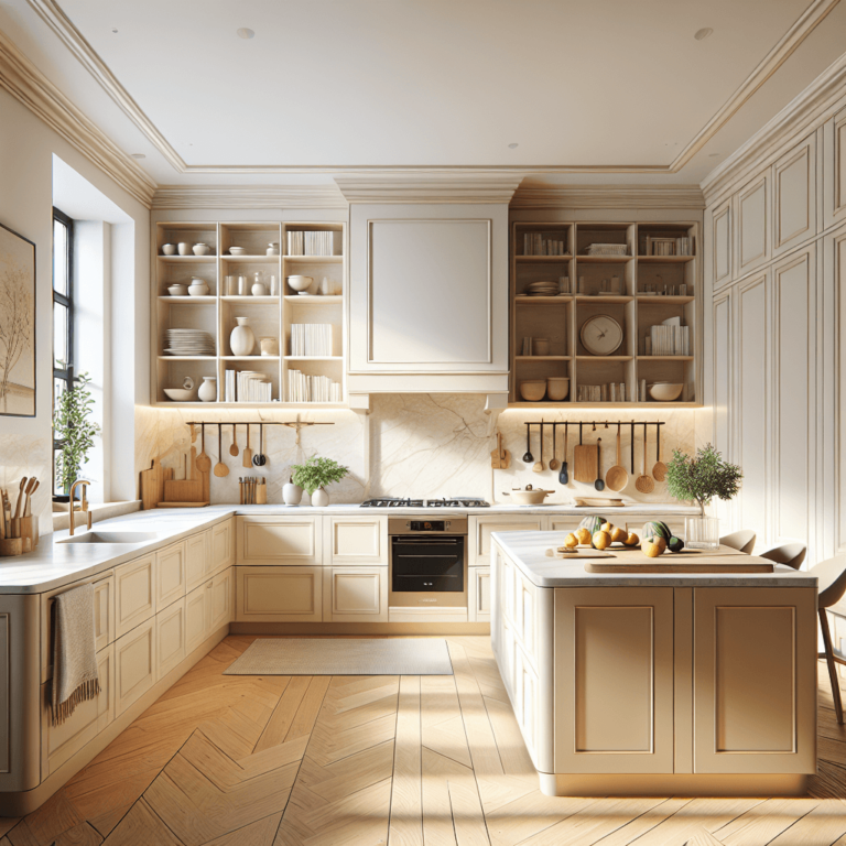 cremefarbene Küche im asiatischen Stil-Augsburg-1