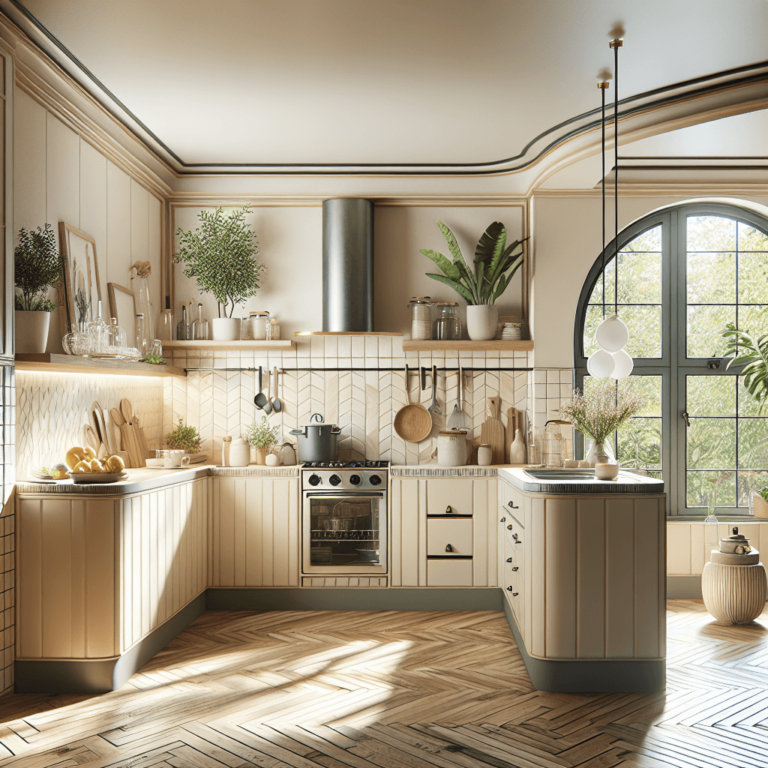 cremefarbene Retro Küche-Augsburg