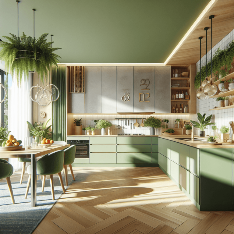 grüne Barrierefreie Küche-Augsburg-1