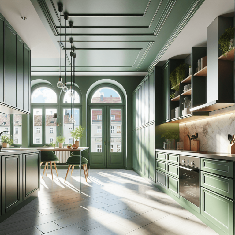 grüne Einbauküche-Augsburg-1