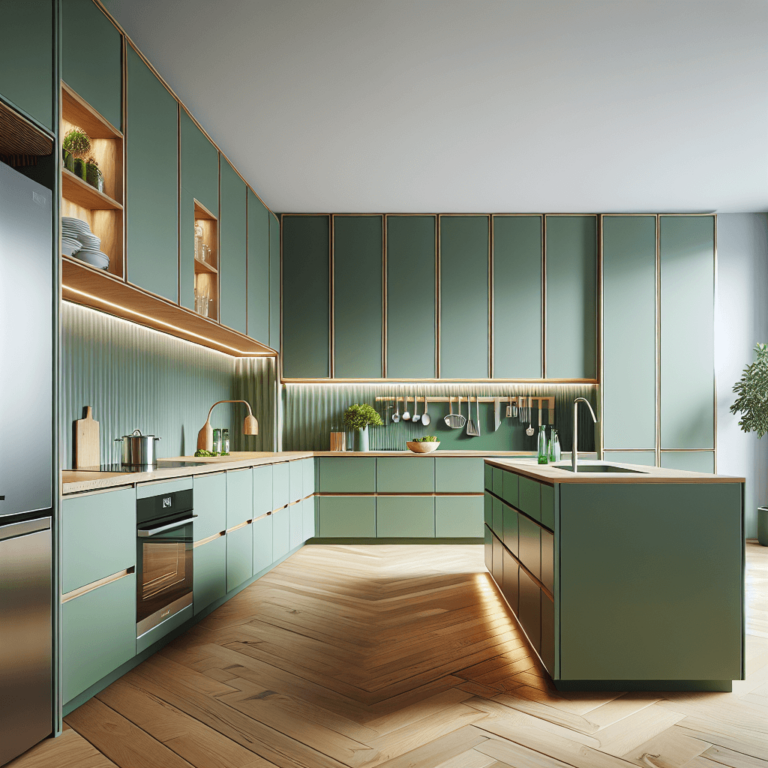 grüne Modulare Küche-Augsburg