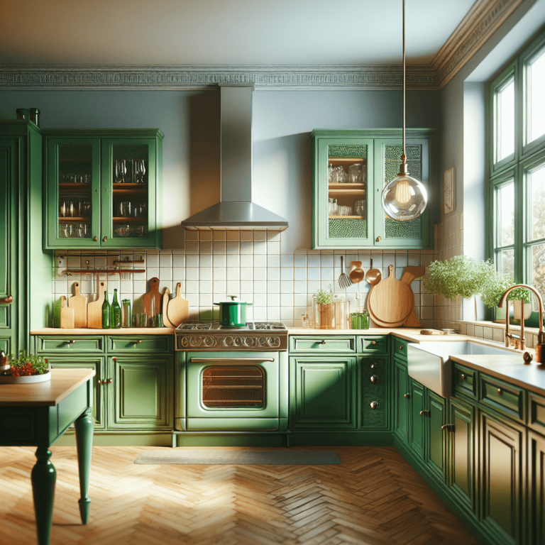 grüne Retro Küche-Augsburg