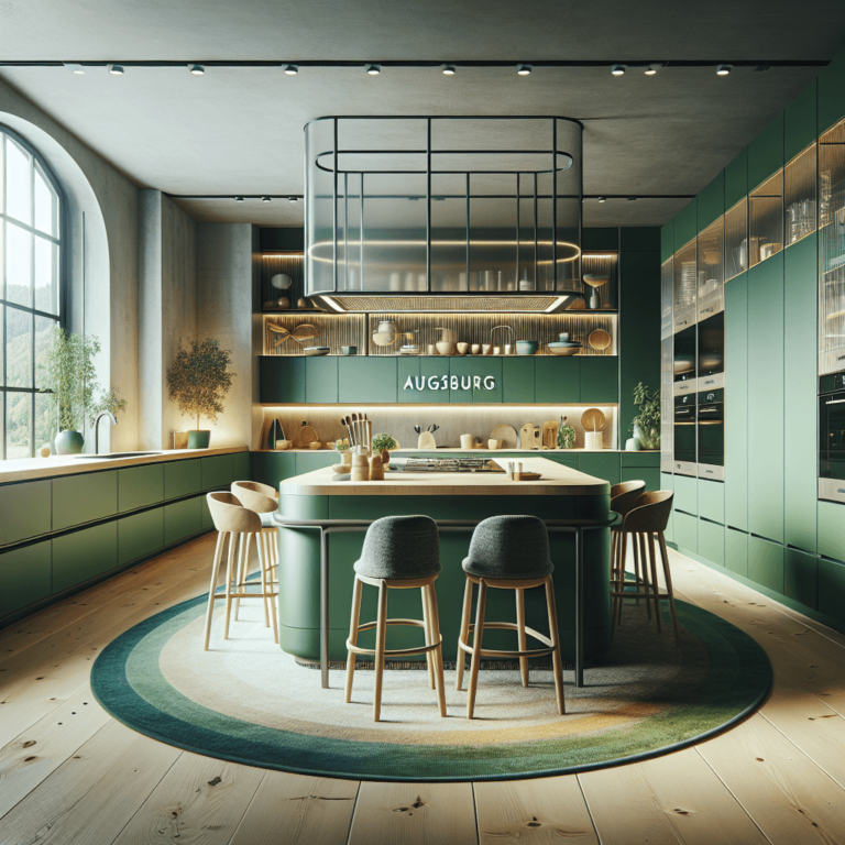 grüne Rondell Küche-Augsburg
