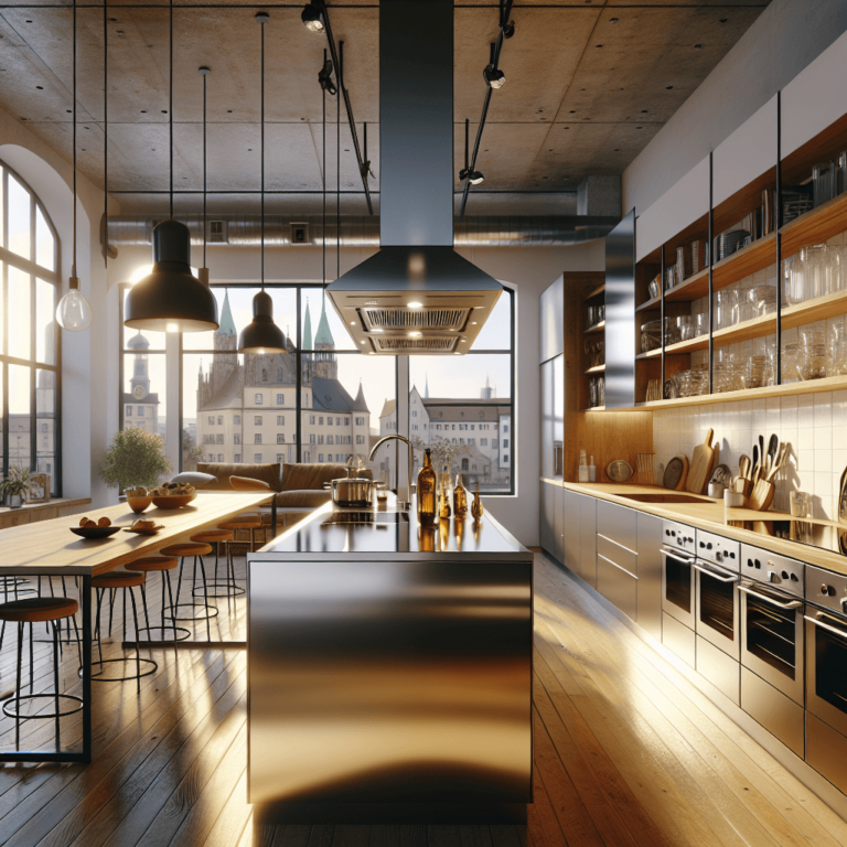 hochglanz Industrial Style Küche-Augsburg-1