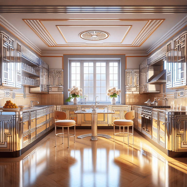 hochglanz Küche im Art-Deco-Stil-Augsburg-1