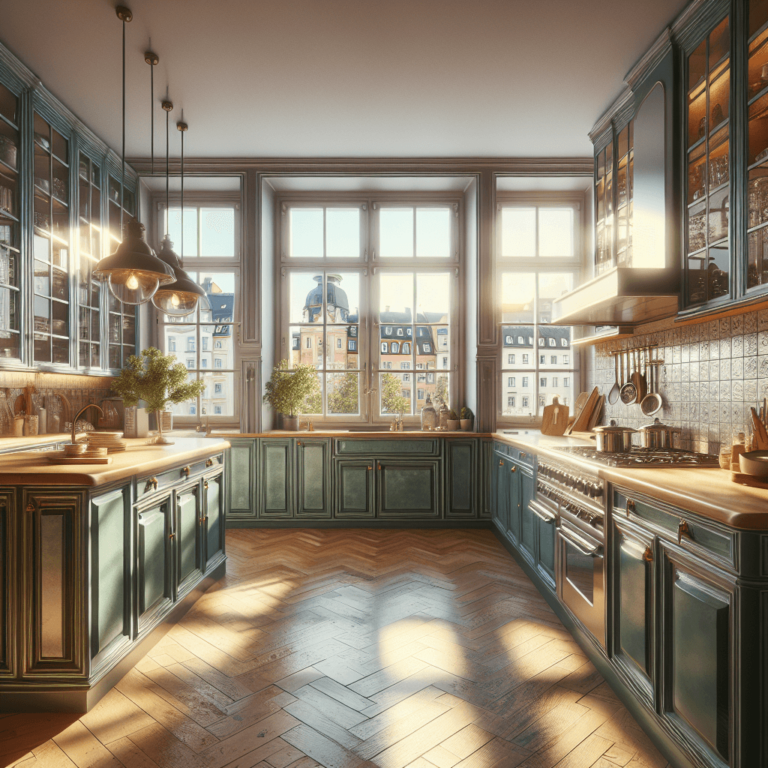 hochglanz Küche im Vintage Chic Stil-Augsburg-1