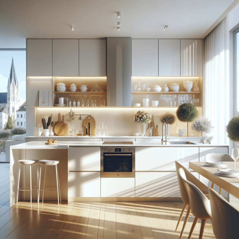 hochglanz Küche im skandinavischen Stil-Augsburg-1