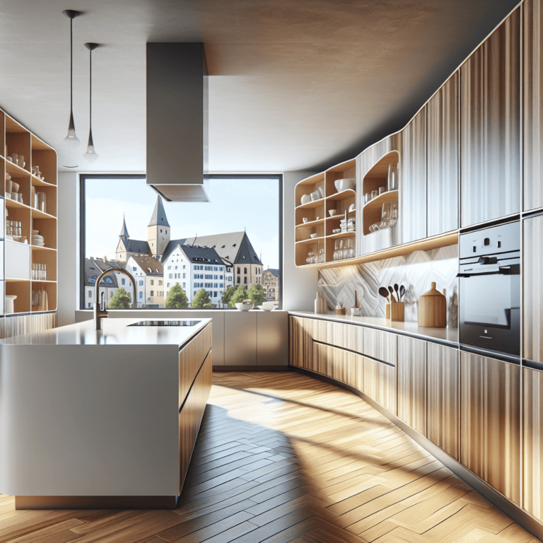 hochglanz Küche in U-Form-Augsburg