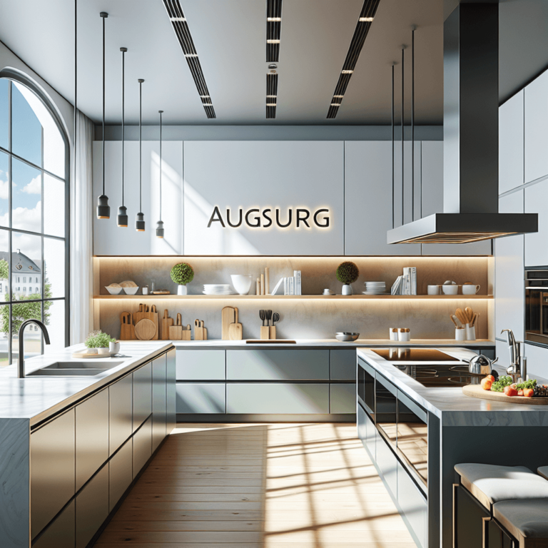 hochglanz Minimalismus Küche-Augsburg