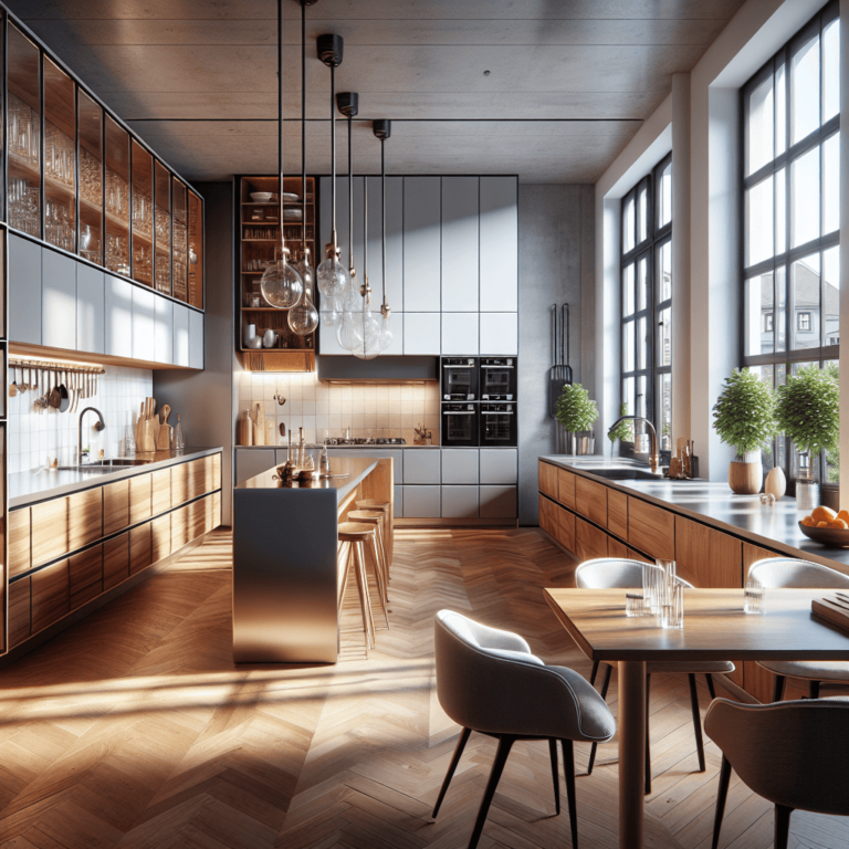 hochglanz Wohnküche-Augsburg