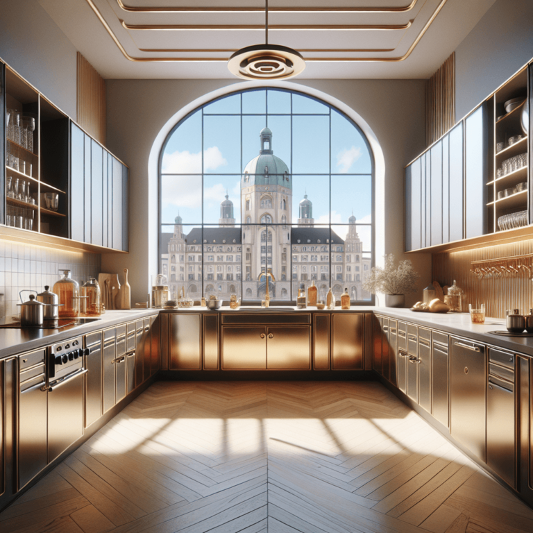 matte Küche im Art-Deco-Stil-Augsburg-1