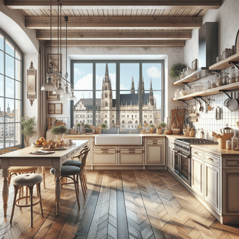 matte Küche im Vintage Chic Stil-Augsburg-1