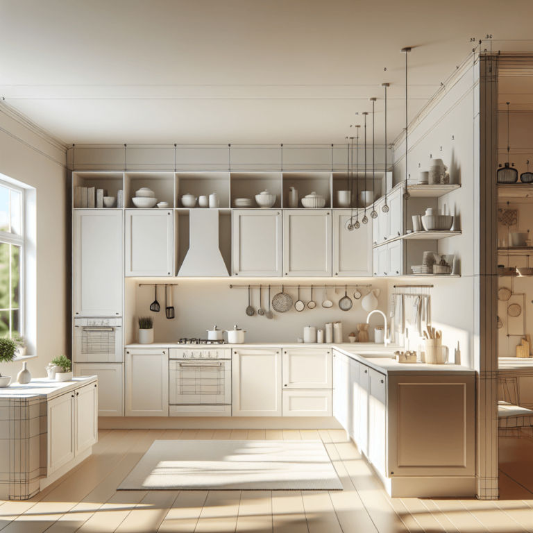 weiße Freistehende Küche-Augsburg-1