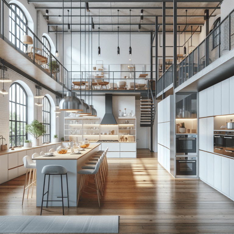 weiße Küche im Loftstil-Augsburg-1