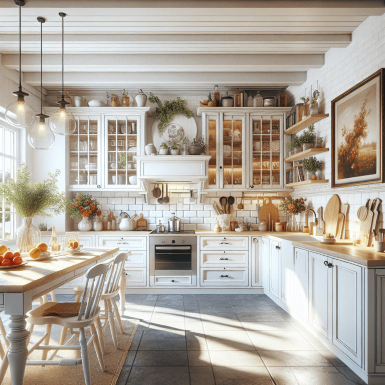 weiße Landhausküche-Augsburg